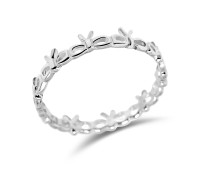 Cutie Bow Silver Ring NSR-701